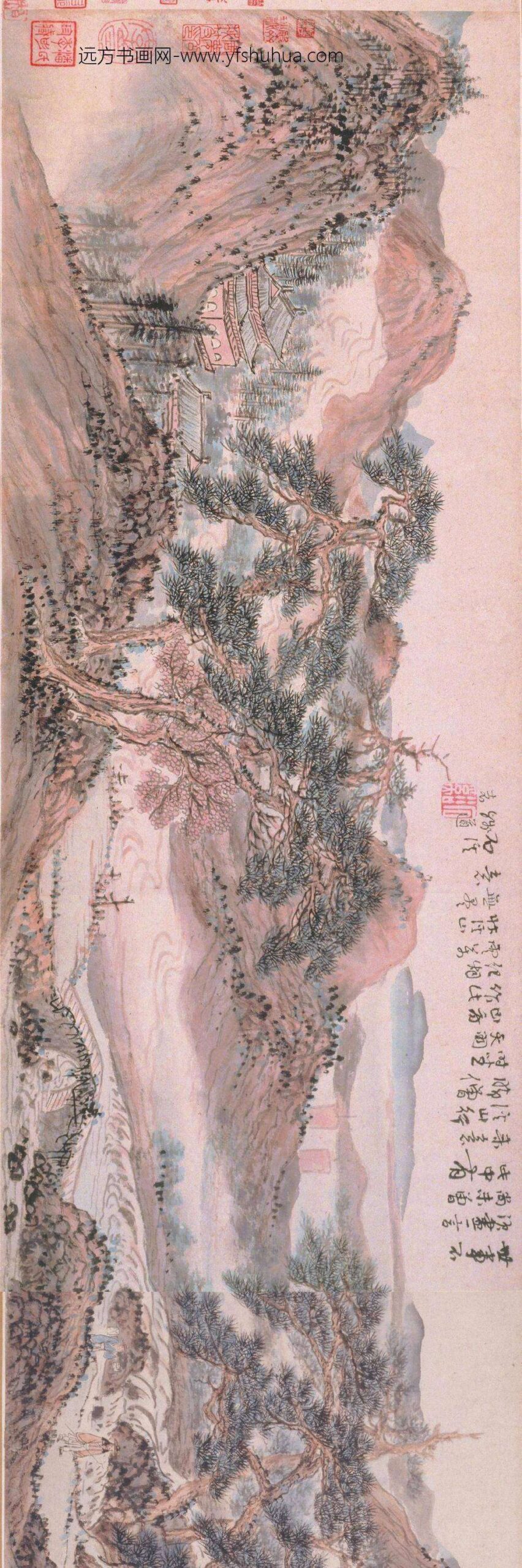 髡残(石谿)_溪山无尽图卷_