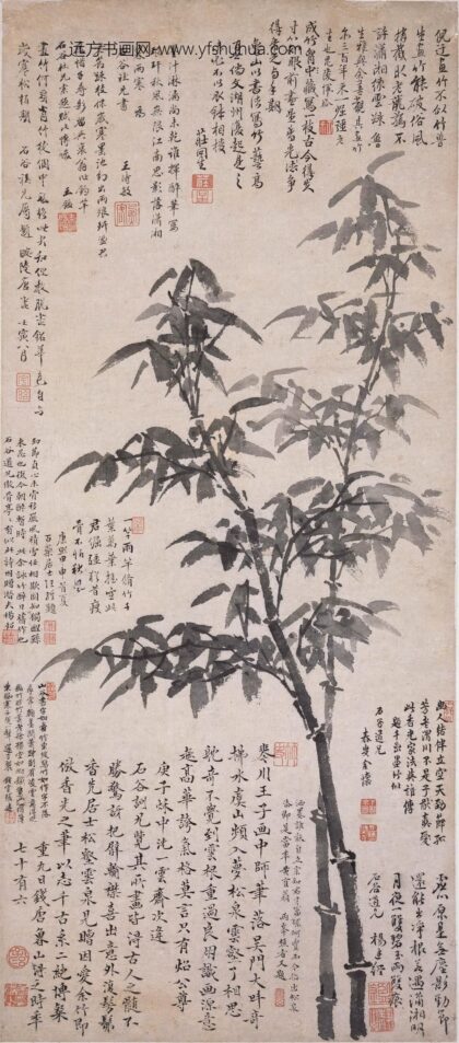 鲁得之 墨竹图轴.jpg