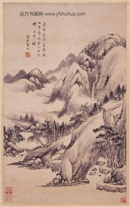 黄均 仿古山水屏.jpg