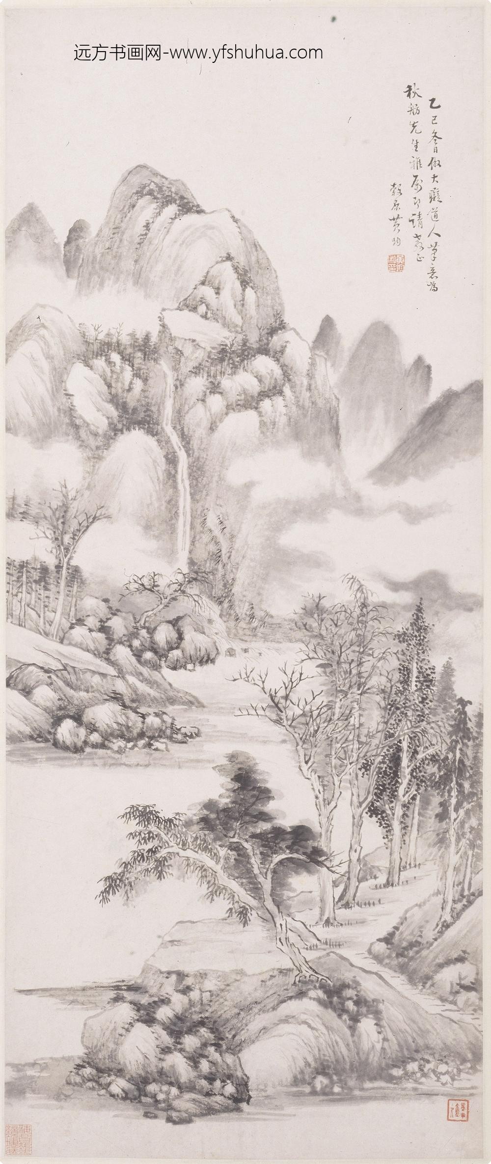 黄均_仿黄公望山水图轴