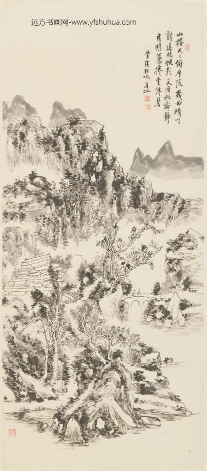 黄宾虹 丰溪纪游图轴.jpg