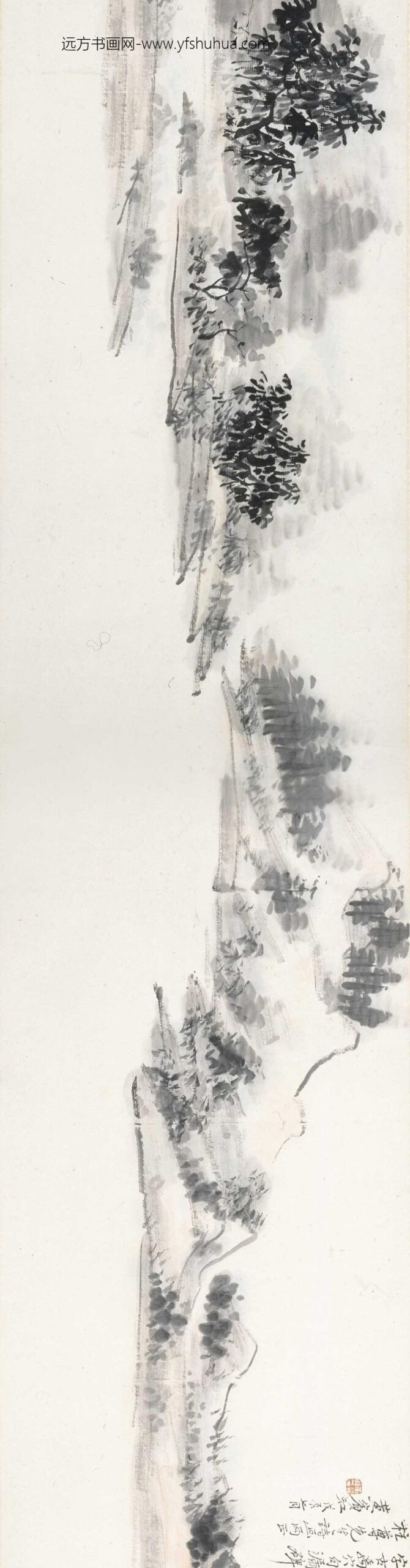 黄宾虹_桂林山水图卷_