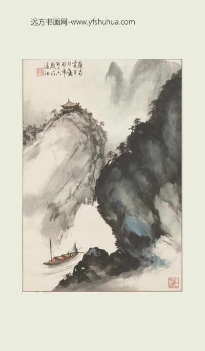 黄幻吾 漓江晚望图轴.jpg