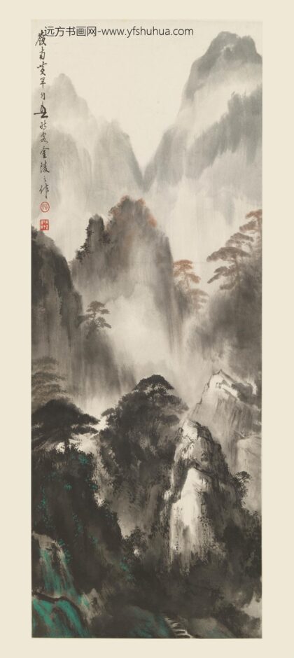 黄幻吾 远上寒山石径斜图轴.jpg