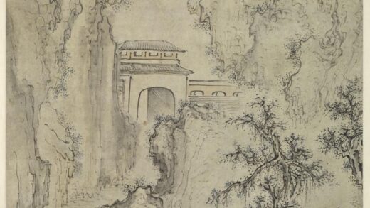 黄慎 携琴访友图轴.jpg