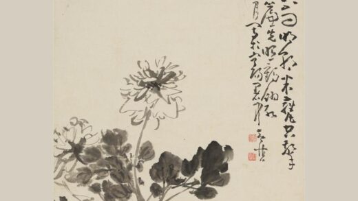 黄慎 牡丹图轴.jpg