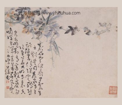 黄慎 花鸟草虫图册.jpg