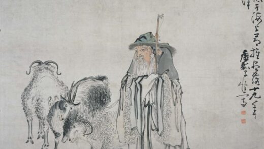 黄慎 苏武牧羊图轴.jpg