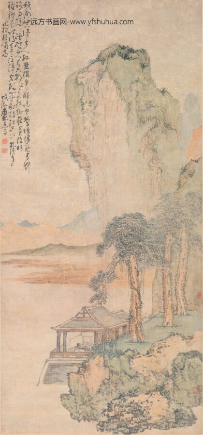 黄慎 蛟湖读书图轴.jpg