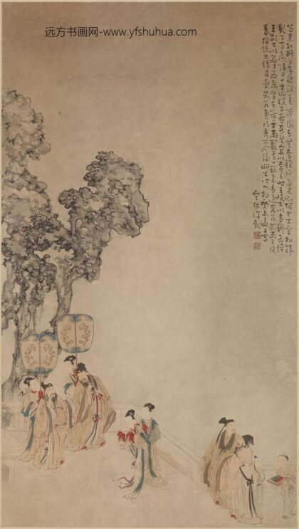 黄观（许观） 金带围图轴.jpg