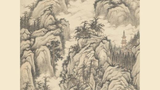 黄鼎 松风涧水图轴.jpg