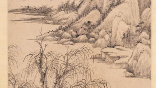 黄鼎 绿杨系棹图轴.jpg