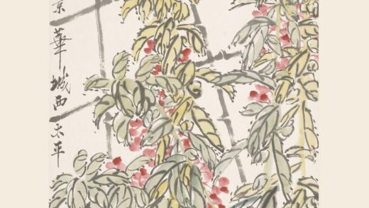 齐白石 凤仙草虫图轴.jpg