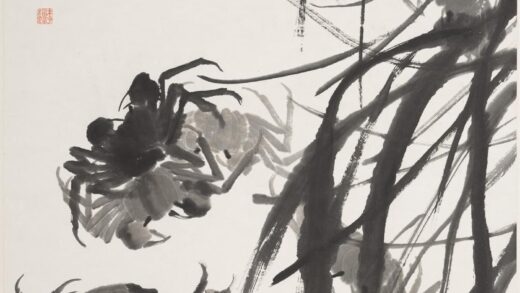 齐白石 芦蟹图轴.jpg