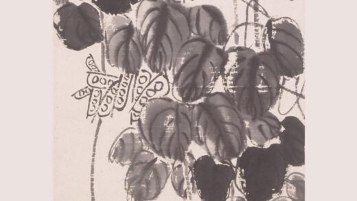 齐白石（齐璜） 豆架鸣蛩图轴.jpg