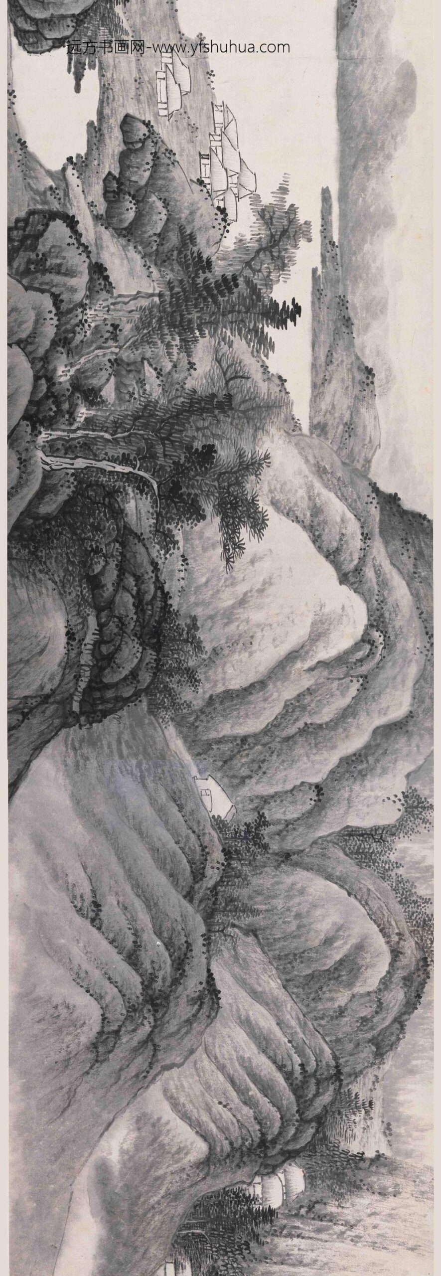 龚贤_书画合卷_