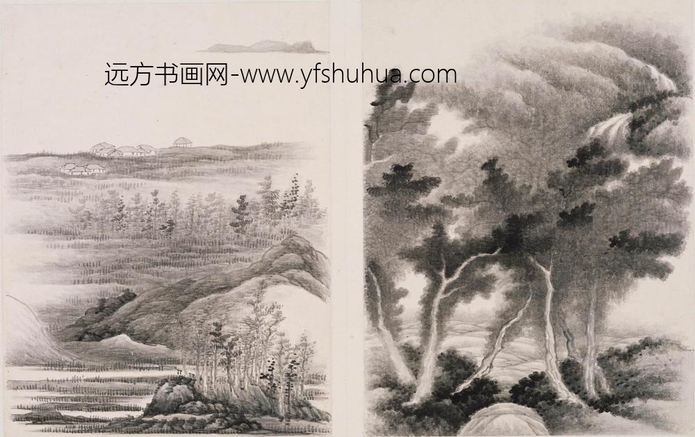 龚贤_山水图册_