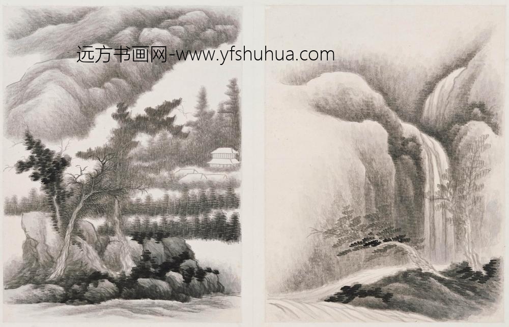 龚贤_山水图册_