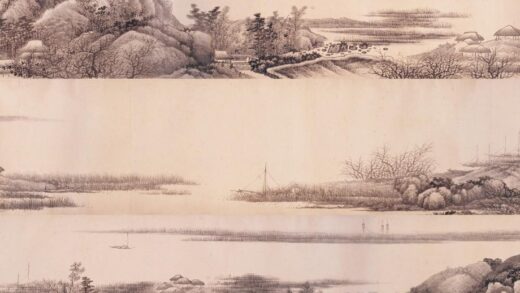 龚贤 江村图卷.jpg