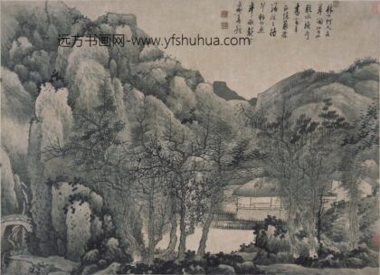 龚贤 草阁读书图轴.jpg