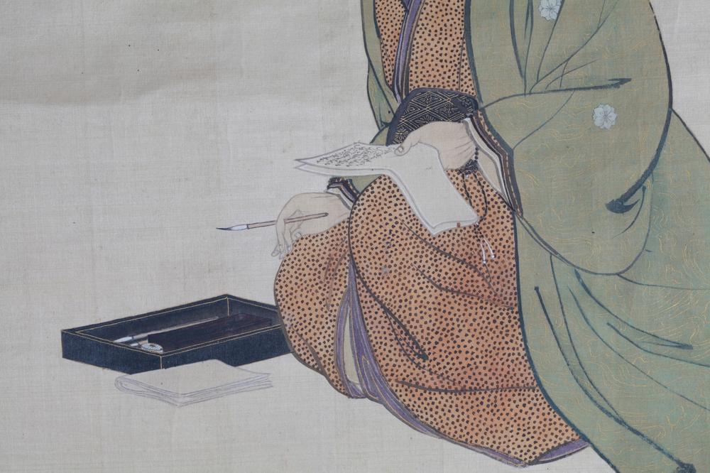 _丸川莲渓令堂百歳寿像__