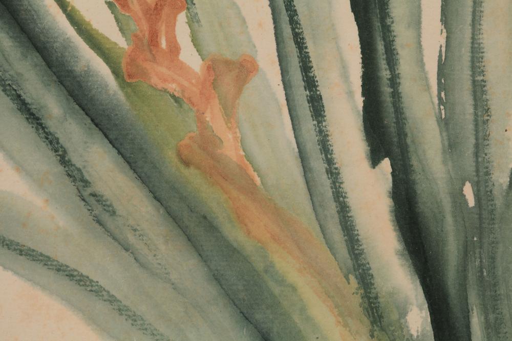 _常盘先生书画幅__