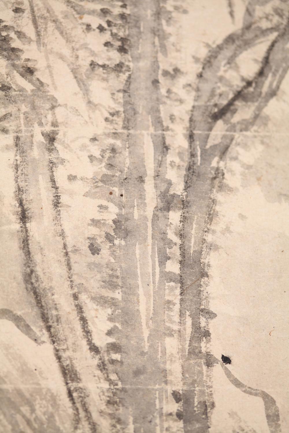 _陆芙苑墨笔山水__