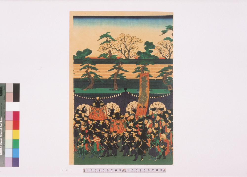 _仁徳天皇难波都御所え御行幸之图__