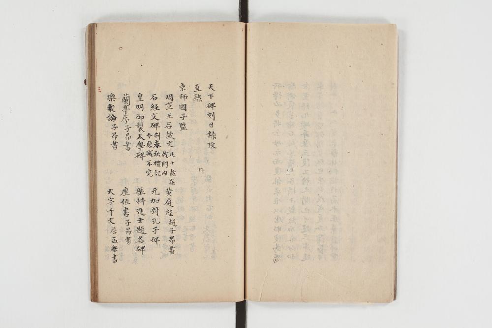 _天下碑刻目录 不分卷__