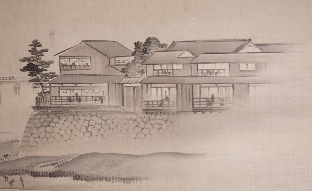 _安治川游船图__