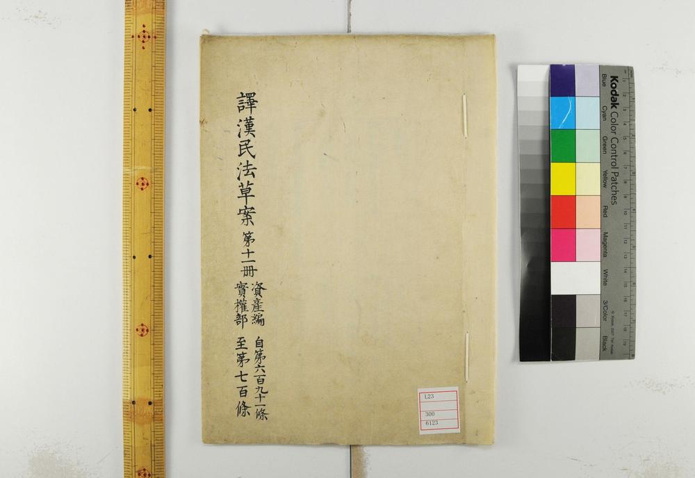 _译汉民法草案__