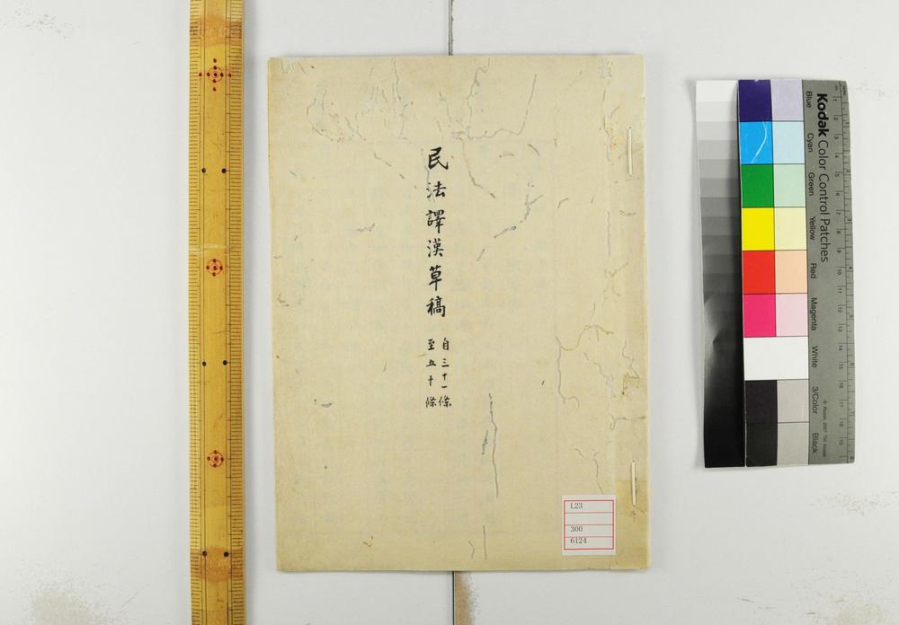 _译汉民法草案__