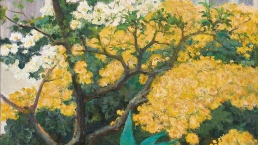 9、艾中信 《庭院一角》.jpg