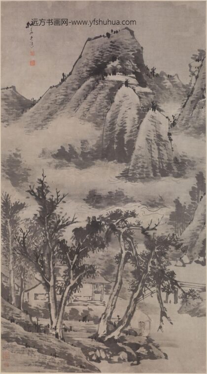 万上遴 山水图轴.jpg