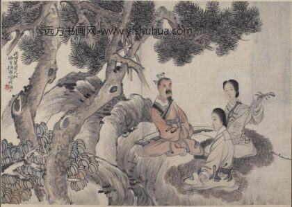 任伯年（任颐） 东山丝竹图轴.jpg