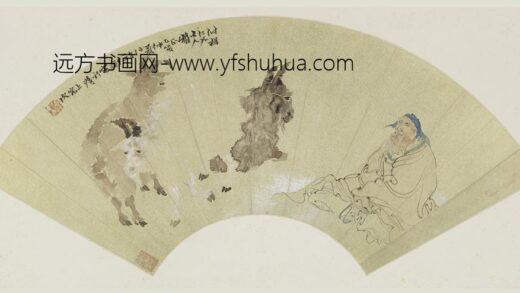 任伯年（任颐） 人物扇册.jpg