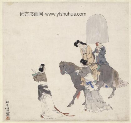 任伯年（任颐） 仕女图轴 2.jpg