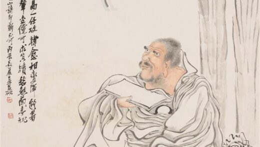 任伯年（任颐） 怀素种蕉图轴.jpg