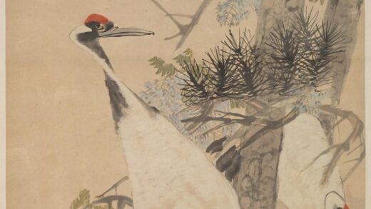 任伯年（任颐） 松鹤图轴.jpg