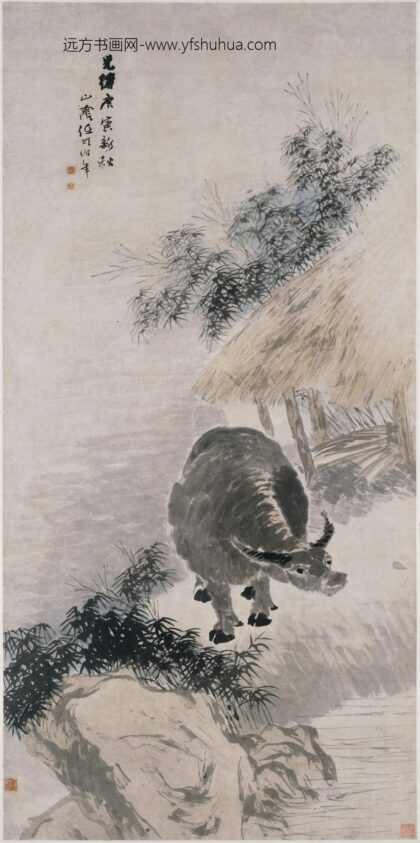 任伯年（任颐） 水牛图轴.jpg