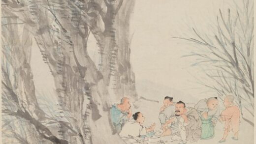 任伯年（任颐） 渔乐图轴.jpg