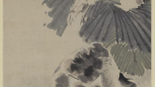 任伯年（任颐） 猫雀图轴 1.jpg