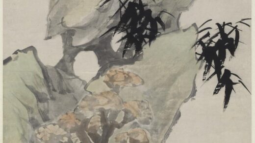 任伯年（任颐） 竹石水仙图轴.jpg