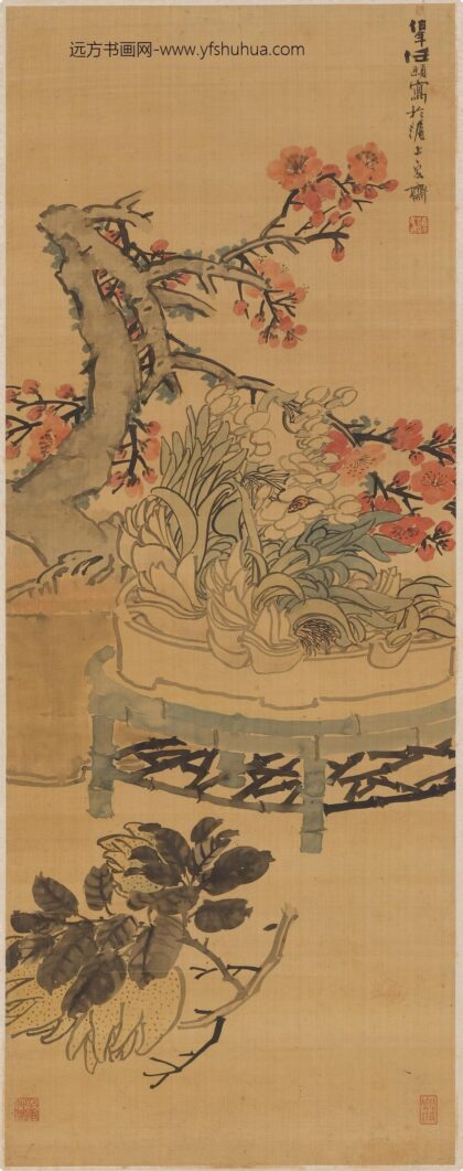 任伯年（任颐） 花果图轴.jpg