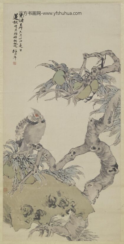 任伯年（任颐） 花鸟图轴.jpg