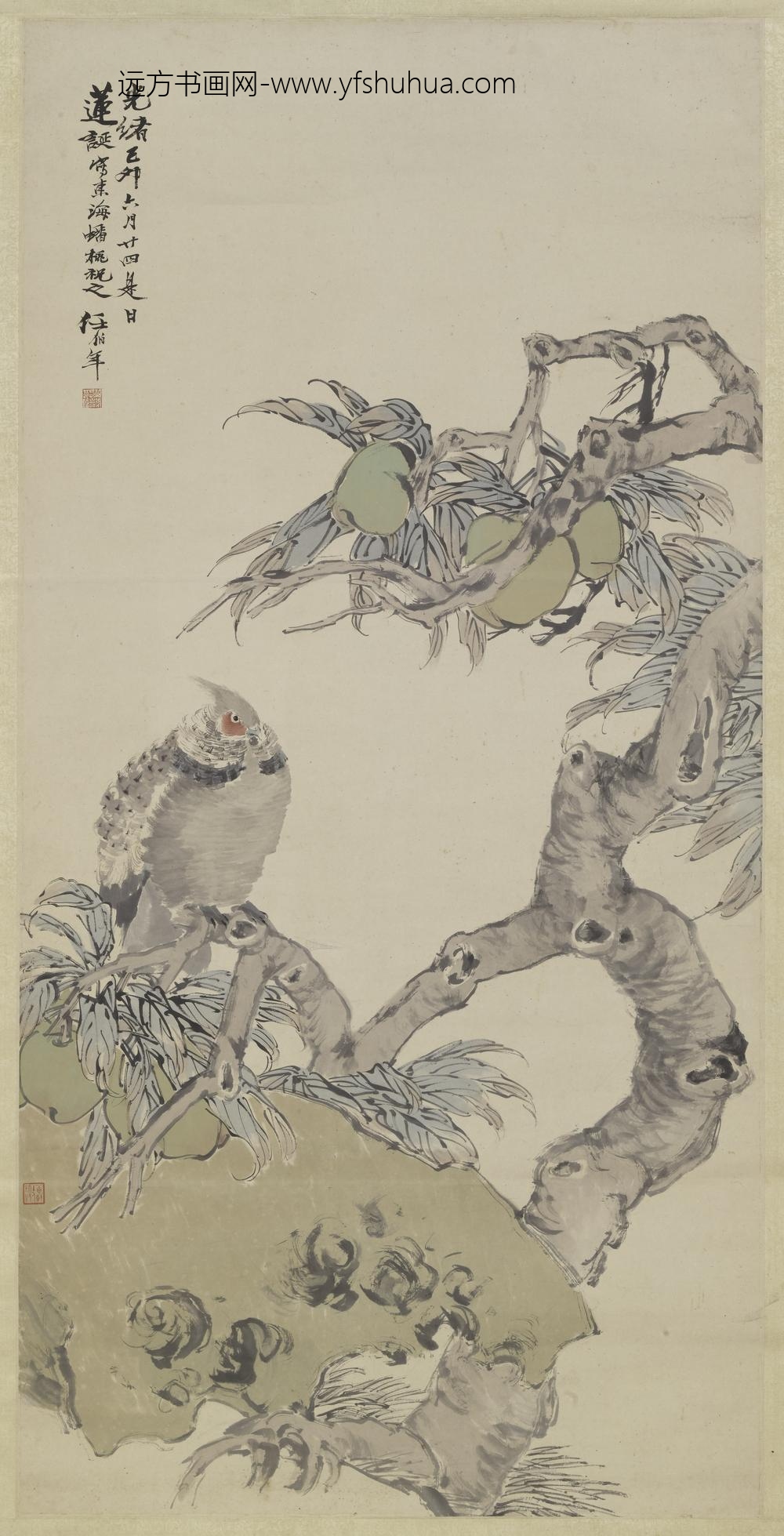 任伯年（任颐）_花鸟图轴