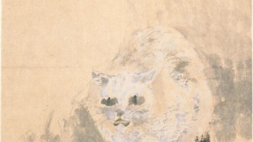 任伯年（任颐） 萱草狸奴图轴.jpg