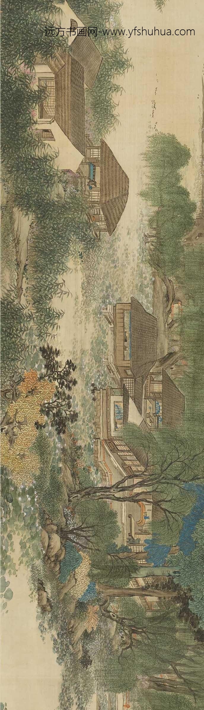 任熊_范湖草堂图卷__