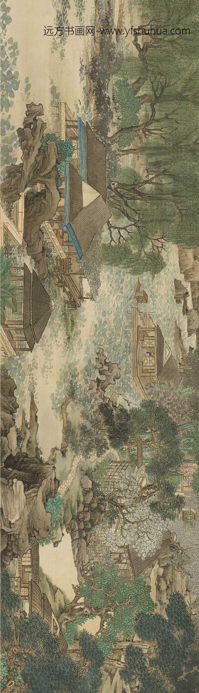 任熊_范湖草堂图卷__