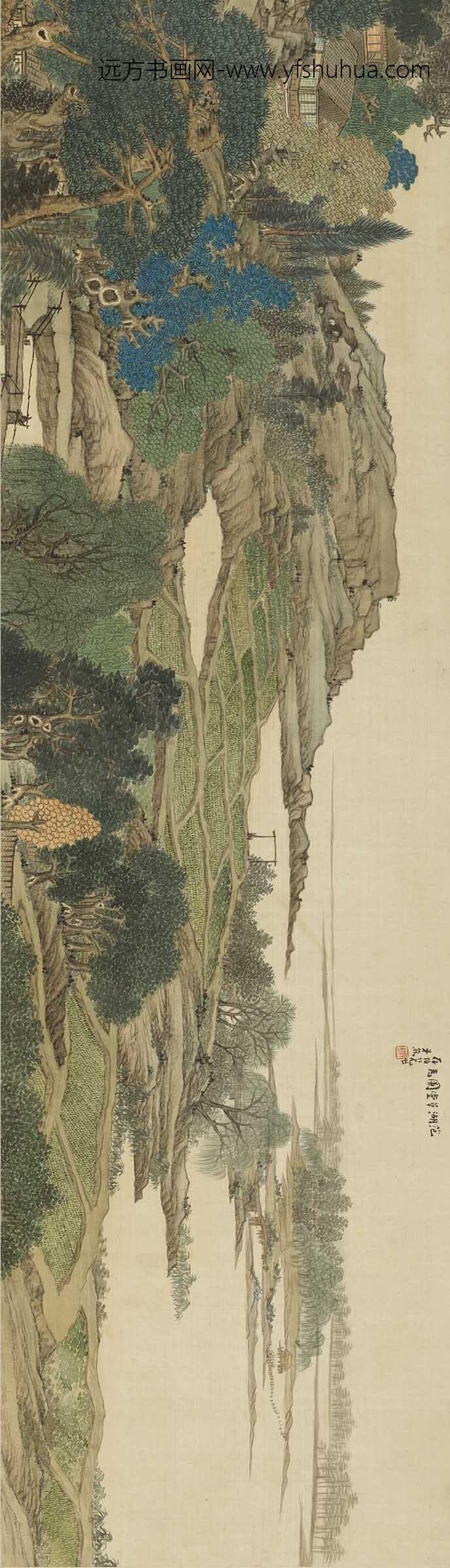 任熊_范湖草堂图卷__